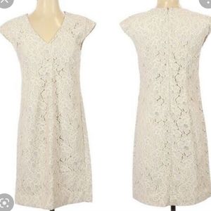J. Crew Cream Lace Dress